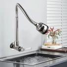 Torneira Flexível Para Cozinha,Pia, Cromado de Parede F12