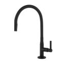 Torneira Fria Articulada De Cozinha Mesa Preto Fosco
