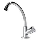 Torneira Gold Flex Cozinha Bica Móvel Mesa Inox C-50