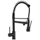 Torneira Gourmet Black Monocomando Cozinha 50cm Ducha Flexível