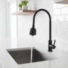 Torneira Gourmet Chuveirinho Cozinha Banheiro Lavabo Industrial Instalação Bancada Pia Moderna Torneira Gourmet Chuveirinho Cozinha Banheiro Lavabo Industrial Instalação Bancada Pia Moderna
