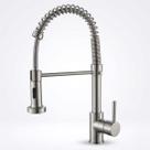 Torneira Gourmet Cozinha Bancada Monocomando Cromada Inox304 Jato Duplo Quente e Fria