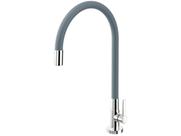 Torneira Gourmet Cozinha Mesa Flexível Docol Galiflex Cinza