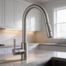 Torneira Gourmet Cozinha Monocomando Bancada Extensível Inox Escovado Misturador Pia Cozinha