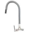 Torneira Gourmet de Cozinha Silicone Cinza Parede Flexível 1/4v Boni