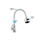 Torneira Gourmet De Mesa Flexível Cozinha ¼ De Volta Cromo
