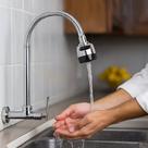 Torneira Gourmet de Parede com Ducha para Cozinha Inox Aço Inoxidável Moderna e Funcional