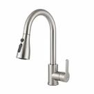 Torneira Gourmet de Pia Para Cozinha Bancada com Bico Alto Extensível 50cm Luxo Com Misturador Monocomando Água Quente e Fria