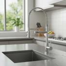 Torneira Gourmet Flexível Com Saída de Filtro Monocomando Cromado