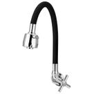 Torneira Gourmet Flexível Cozinha Parede Preta C62