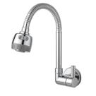 Torneira Gourmet Flexível Cromada com Spray e Jato Ajustável Design Moderno