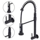 Torneira Gourmet Flexível Preto Fosco Parede Cozinha Torneira Gourmet Flexível Preto Fosco Parede Cozinha