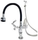 Torneira Gourmet Metal Ducha E Maquina Flexível Emborrachada