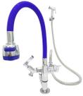 Torneira Gourmet Metal Ducha E Maquina Flexível Emborrachada