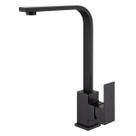 Torneira Gourmet Monocomando L Slin Preta Cozinha 100% inox 304