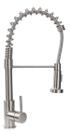 Torneira Gourmet Monocomando Premium Escovada Aço Inox 304