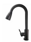 Torneira Gourmet Monocomando PullDown Premium Com Extensor Preta