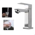 Torneira Gourmet Para Banheiro Quadrada Abs Sn22 Snel Metais Cor: Cromado