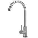 Torneira Gourmet para Cozinha Bancada em Aço Inox Fosco Escovado