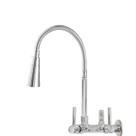 Torneira Gourmet Parede Com Adaptador Saida Filtro Purificador Metal