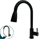Torneira Gourmet Pia Cozinha Preto Fosco Inox 304 Quente Fria Misturador Monocomando De Mesa Arejador Extensível Flexível Bica Alta Bancada Cuba Black Torneira Gourmet Pia Cozinha Preto Fosco Inox 304 Quente Fria Misturador Monocomando De Mesa Arejador Extensível Flexível Bica Alta Bancada Cuba Black