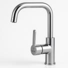 TORNEIRA GOURMTE MONOCROMADA BANCADA QUENTE/FRIA 360º METAL MISTURADOR REFORÇADO