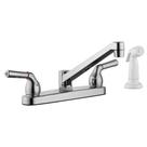 Torneira Home Plus Kitchen 2H+SPRY CHM com acabamento cromado 1,8 GPM