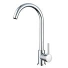 Torneira Inox Cozinha Bancada,bica Alta Monocomando Linha Inox Cromada Grascan