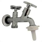 Torneira kimetais 1083 c32 tanque/maquina parede 130mm c/bico mvs way