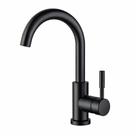 Torneira Lavabo Banheiro Lavatório Bancada Monocomando Metal Inox Preta Quebec