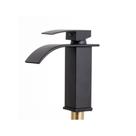 Torneira Lavabo Banheiro Monocomando Cascata Black Luxo Baixa Romma