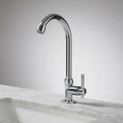 Torneira Lavatório Banheiro Em Aço Inox Bica Baixa V131 Cromada Vimer