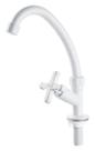 Torneira Lavatório Bica Alta Modelo Prática Branca 1/2" HIDROPAL