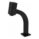 Torneira Link Quadrada Baixa 1/4 De Volta Black Preto