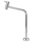 Torneira Link Soft De Metal Para Banheiro Ou Lavatório Com 45º Bica Alta E 1/4 De Volta Cromado
