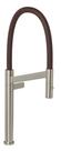 Torneira Mesa Cozinha Bica Alta Colore Inox E Marrom Deca Torneira Mesa Cozinha Bica Alta Colore Inox E Marrom Deca