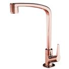 Torneira mesa lorenzetti de para cozinha rose gold flatt