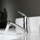 Torneira Metal ABS Cromada Água Fria Elegante Cuba Baixa Pia Lavabo Lavatório Banheiro