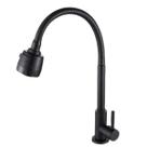 Torneira Metal Gourmet Pia Cozinha Luxo Mesa Bancada Preta