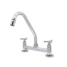 Torneira Misturador Cozinha Mesa Bancada Cromado Quente e Fria Luxo 1/4 de Volta Torneira Misturador Cozinha Mesa Bancada Cromado Quente e Fria Luxo 1/4 de Volta