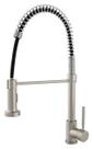 Torneira Misturador Cozinha Monocomando Gourmet Mola Luxo ESCOVADA