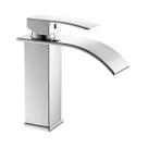 Torneira Misturador Cromado Monocomando Cascata Quadrado Banheiro Torneira Misturador Cromado Monocomando Cascata Quadrado Banheiro