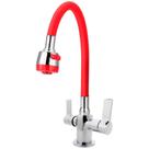 Torneira Misturador Monobloco Cozinha Gourmet Vermelho Mesa