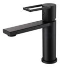 Torneira misturador monocomando banheiro lavatório luxo inox preto fosco