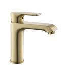 Torneira Misturador Monocomando Dourado Fosco Redondo Banheiro Harmony 1258DF Torneira Misturador Monocomando Dourado Fosco Redondo Banheiro Harmony 1258DF