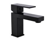 Torneira Misturador Monocomando Preto Fosco Quadrado Banheiro 1303PF Torneira Misturador Monocomando Preto Fosco Quadrado Banheiro 1303PF