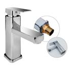Torneira Monocomando Banheiro Lavatório Baixa Aço Inox Prata Torneira Monocomando Banheiro Lavatório Baixa Aço Inox Prata