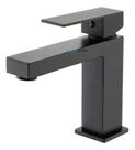 Torneira monocomando banheiro quadrada bica baixa preto fosco Torneira monocomando banheiro quadrada bica baixa preto fosco