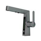 Torneira Monocomando C/ Visor De Temperatura 2 Jatos Cinza Torneira Monocomando C/ Visor De Temperatura 2 Jatos Cinza