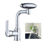 Torneira Monocomando Cozinha Rotaçao 360 Graus Quatro Jatos de Agua Misturador Agua Quente Frio Mesa Bancada Banheiro Area Externa Multiuso Moderno So
